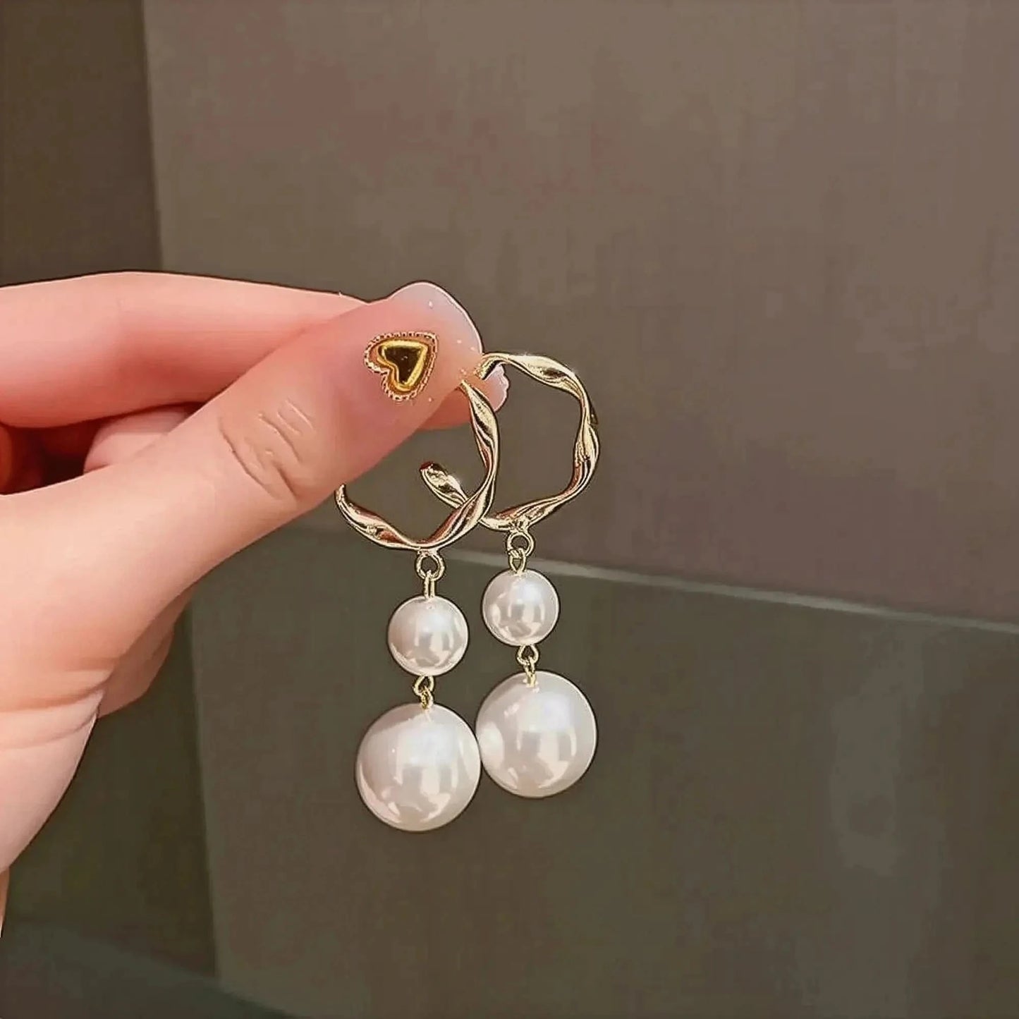 Boucles Longues Perles & Fleurs - Saylana