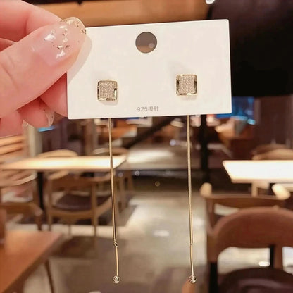 Boucles Longues Perles & Fleurs - Saylana