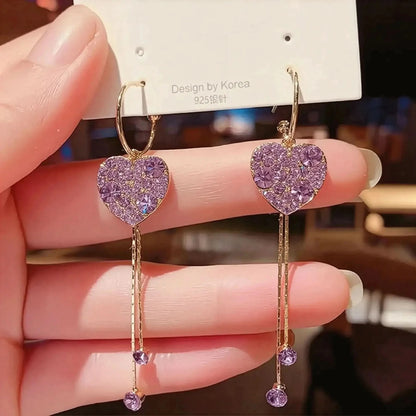 Boucles Longues Perles & Fleurs - Saylana