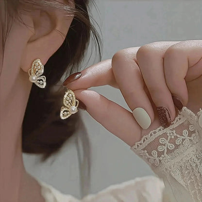 Boucles Longues Perles & Fleurs - Saylana