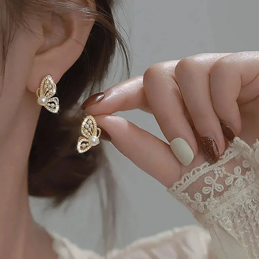 Boucles Longues Perles & Fleurs-Saylana