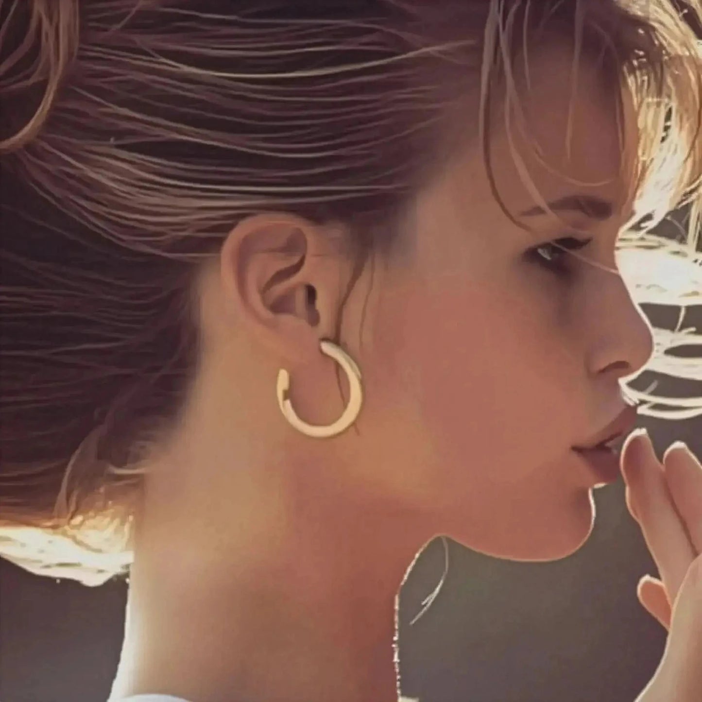 Boucles Rondes Inox Grand Format - Saylana