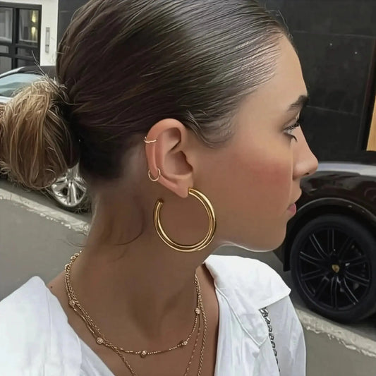 Boucles Rondes Inox Grand Format - Saylana