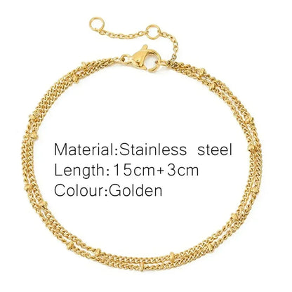 Bracelet Twist Acier Doré-Saylana
