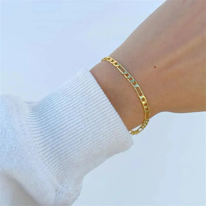 Bracelet Twist Acier Doré-Saylana