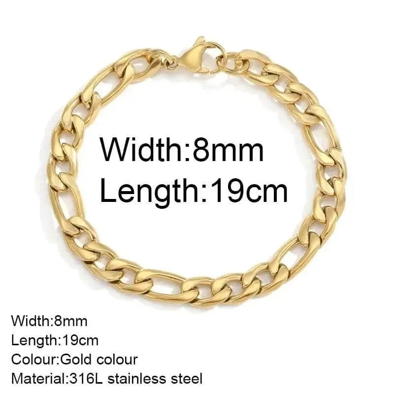 Bracelet Twist Acier Doré - Saylana