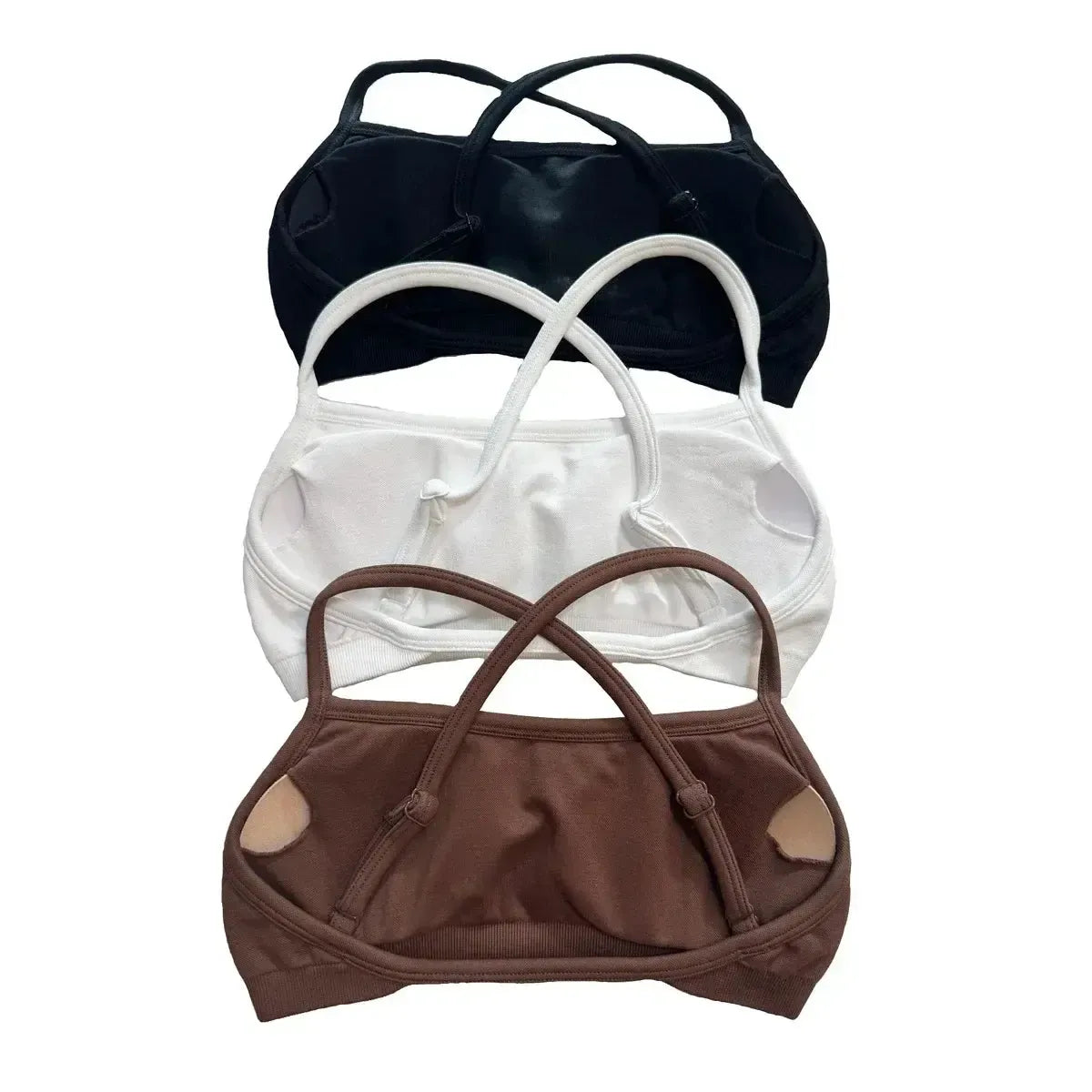 Brassière Dos Ouvert à Bretelles Réglables-Saylana