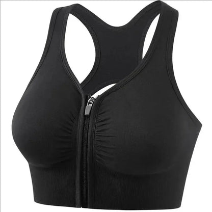 Brassière Fitness Zippée Femme Sport-Saylana