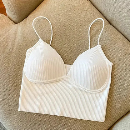 Brassière sans couture en soie glacée ultra douce-Saylana