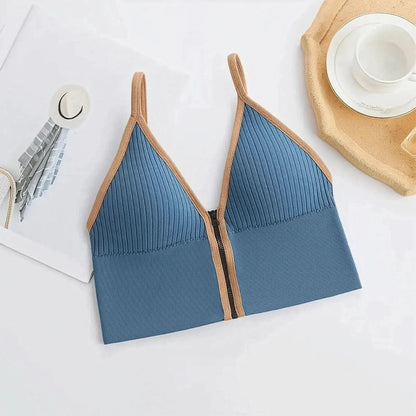 Brassière sans couture en soie glacée ultra douce - Saylana