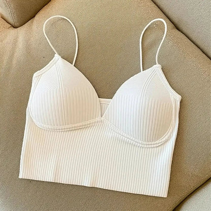 Brassière sans couture en soie glacée ultra douce - Saylana