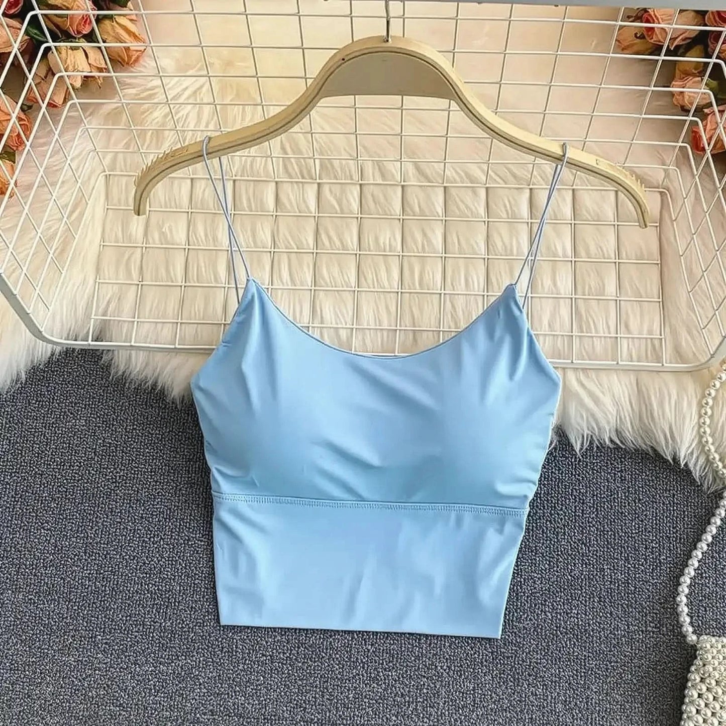 Brassière sans couture en soie glacée ultra douce - Saylana