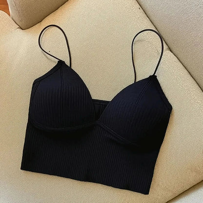 Brassière sans couture en soie glacée ultra douce - Saylana