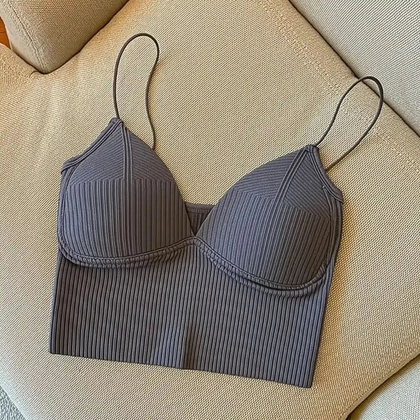 Brassière sans couture en soie glacée ultra douce - Saylana