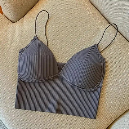 Brassière sans couture en soie glacée ultra douce - Saylana