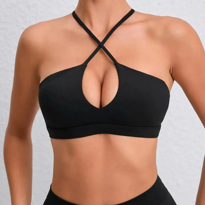 Brassière Sport Dos Croisé Respirante-Saylana