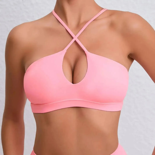 Brassière Sport Dos Croisé Respirante-Saylana