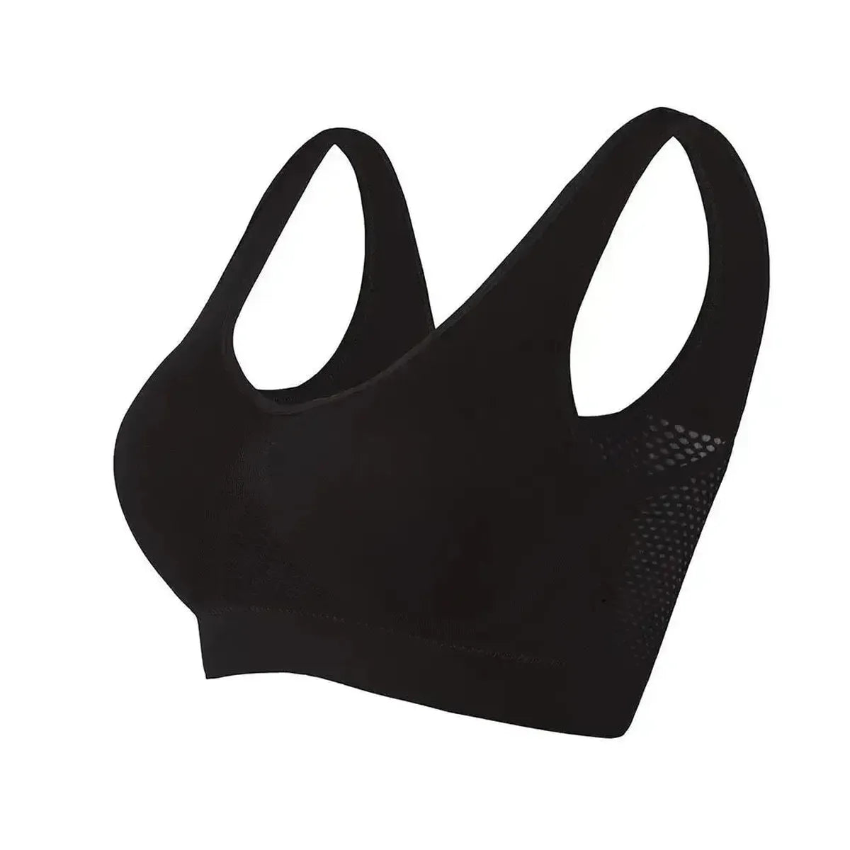 Brassière Sport Noir Femme Grand Taille-Saylana