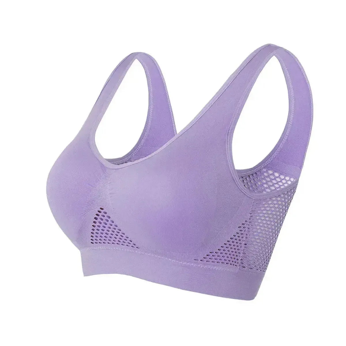 Brassière Sport Noir Femme Grand Taille-Saylana