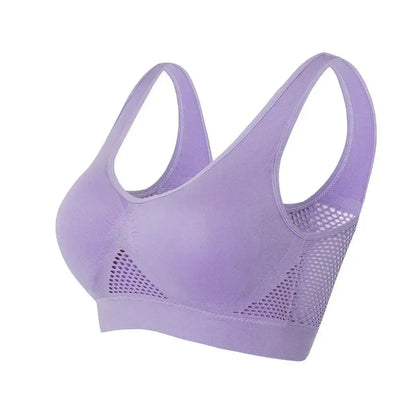 Brassière Sport Noir Femme Grand Taille-Saylana