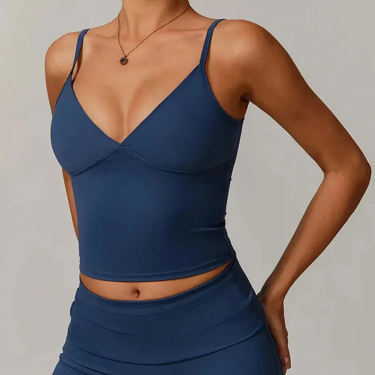 Brassière Yoga Dos Ouvert Push-Up-Saylana