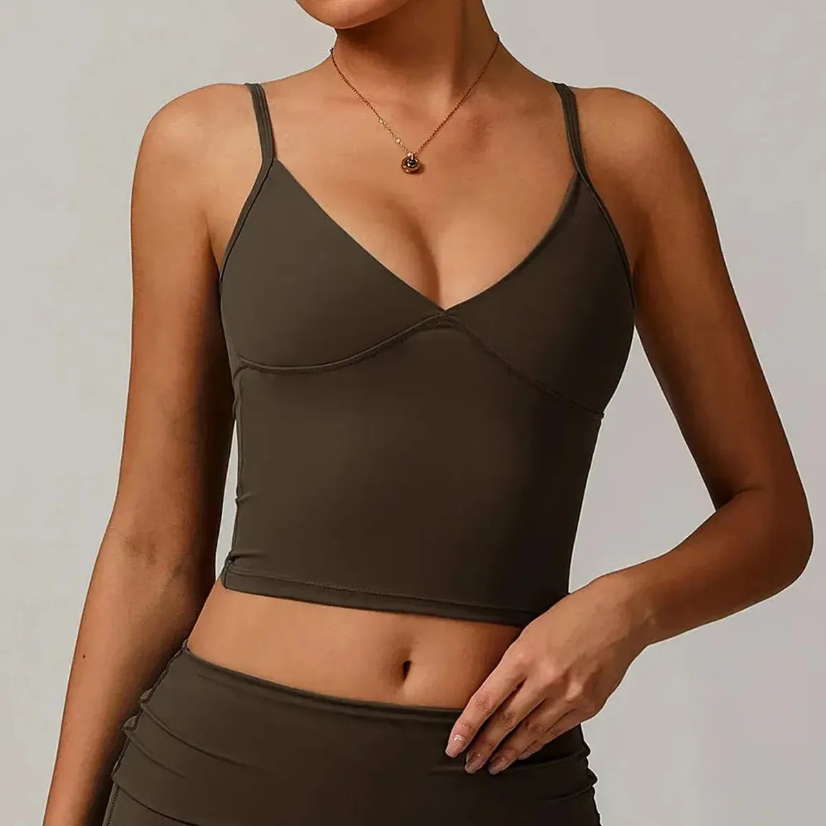 Brassière Yoga Dos Ouvert Push-Up-Saylana