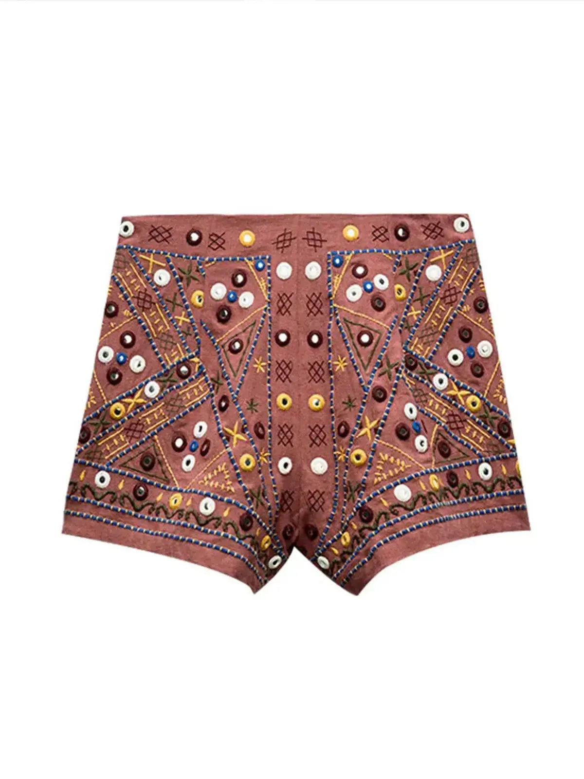 Broderie chic et coupe ample plissée urbaine-Saylana