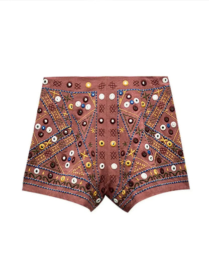Broderie chic et coupe ample plissée urbaine-Saylana