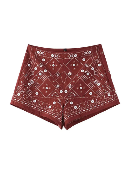 Broderie chic et coupe ample plissée urbaine-Saylana