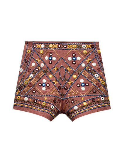 Broderie chic et coupe ample plissée urbaine-Saylana