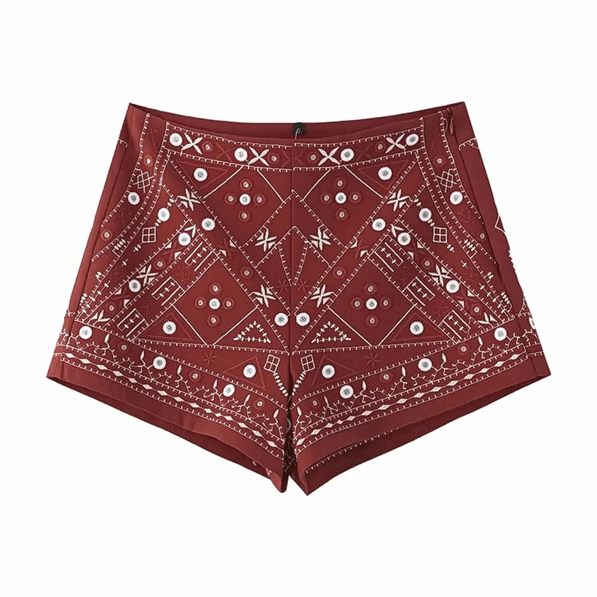 Broderie chic et coupe ample plissée urbaine - Saylana