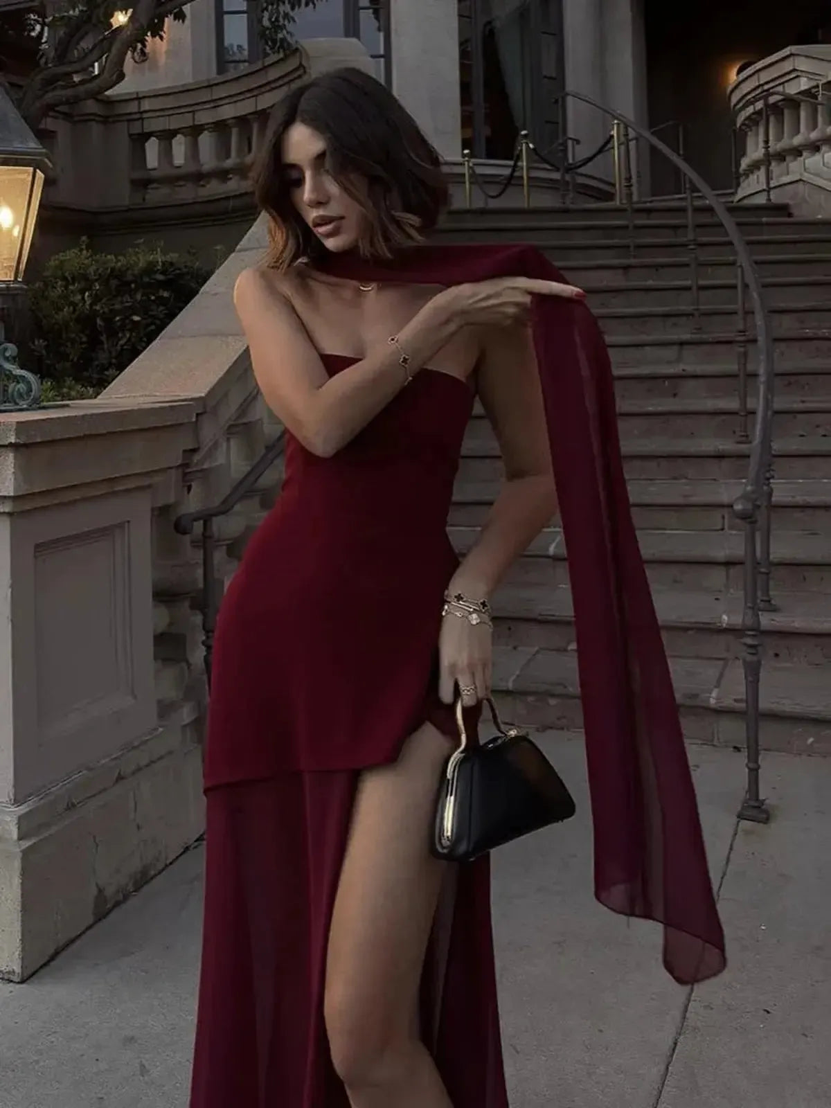 Bustier à Nœud & Tulle-Saylana