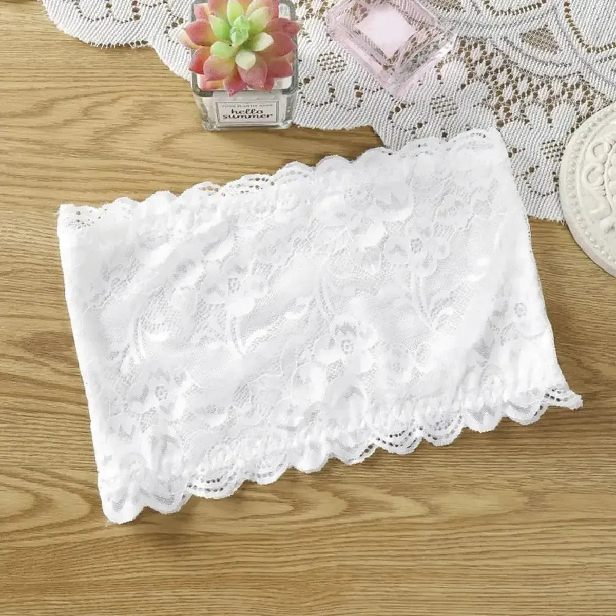 Bustier Dentelle Sans Bretelles-Saylana