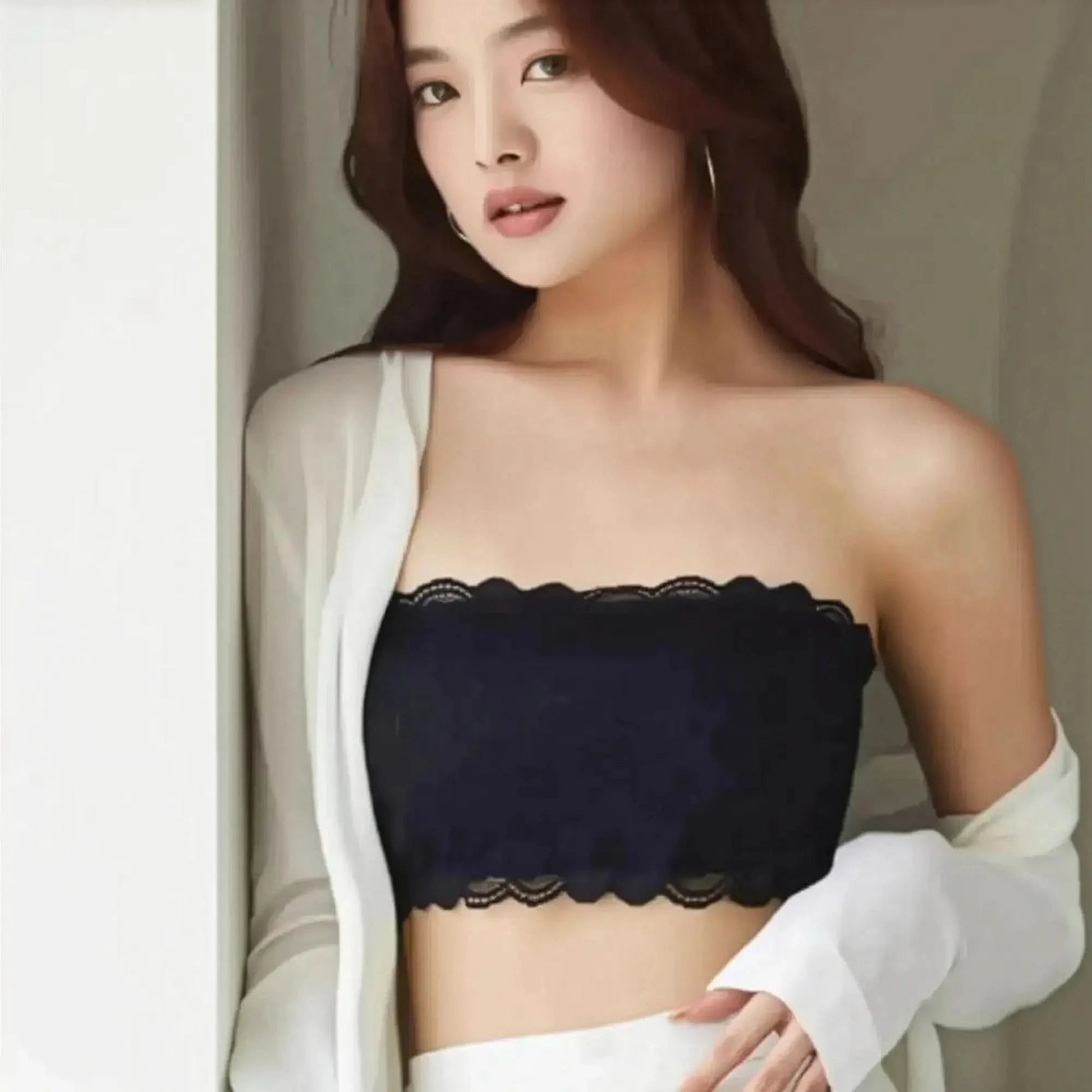 Bustier Dentelle Sans Bretelles - Saylana