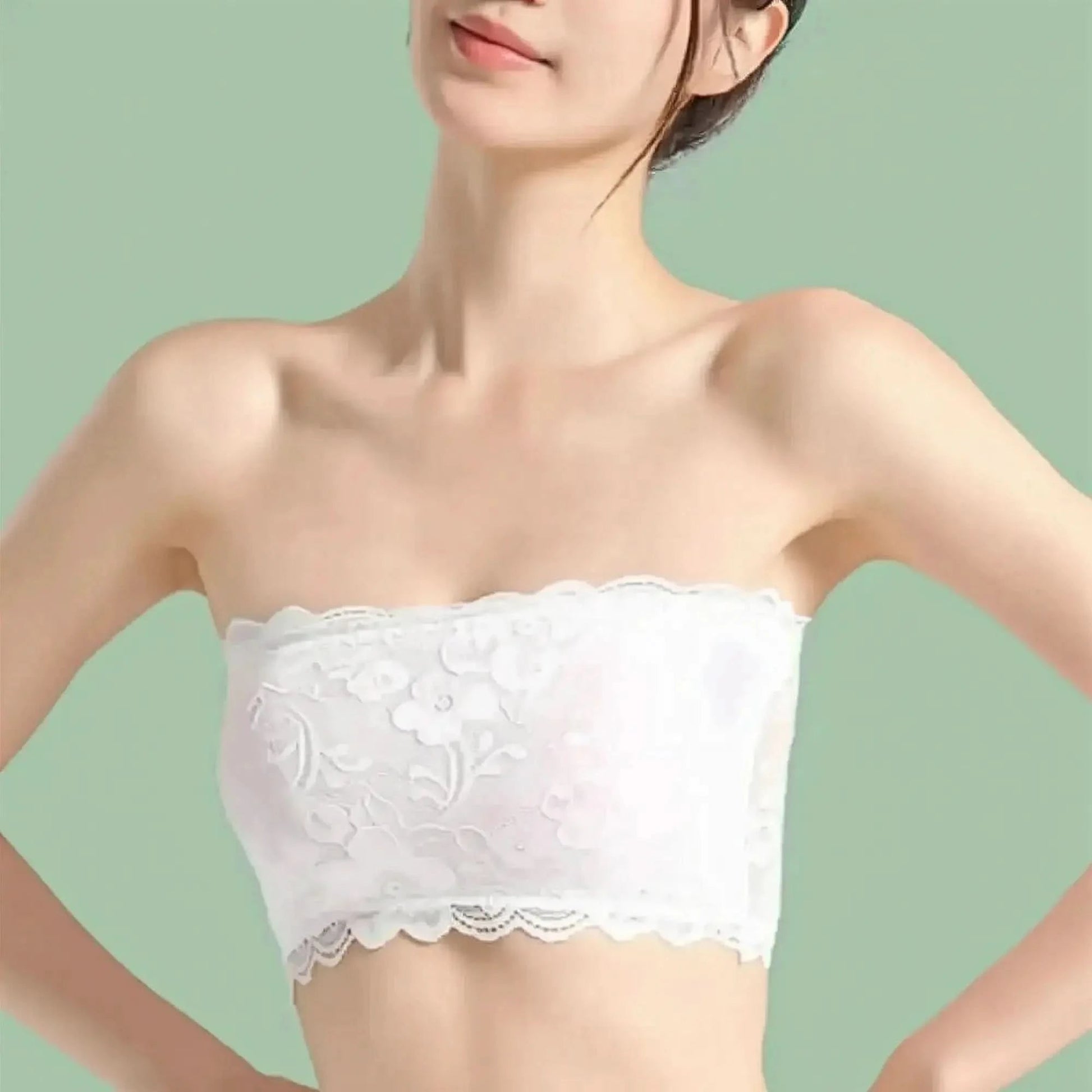 Bustier Dentelle Sans Bretelles - Saylana