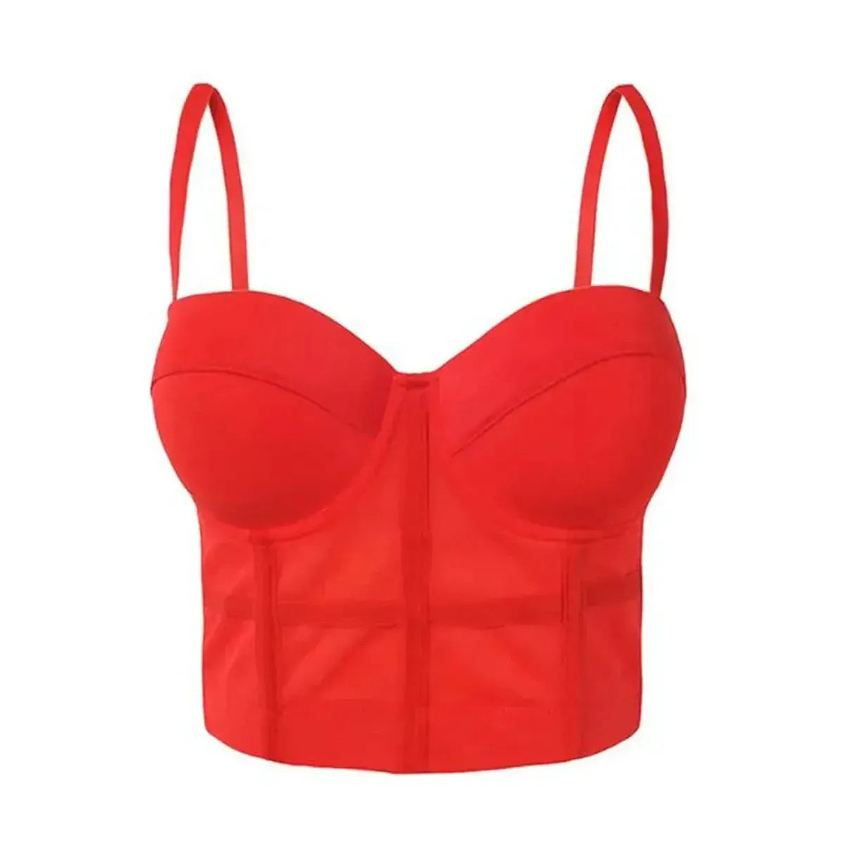 Bustier Noir Transparent Femme-Saylana