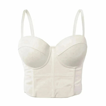 Bustier Noir Transparent Femme - Saylana