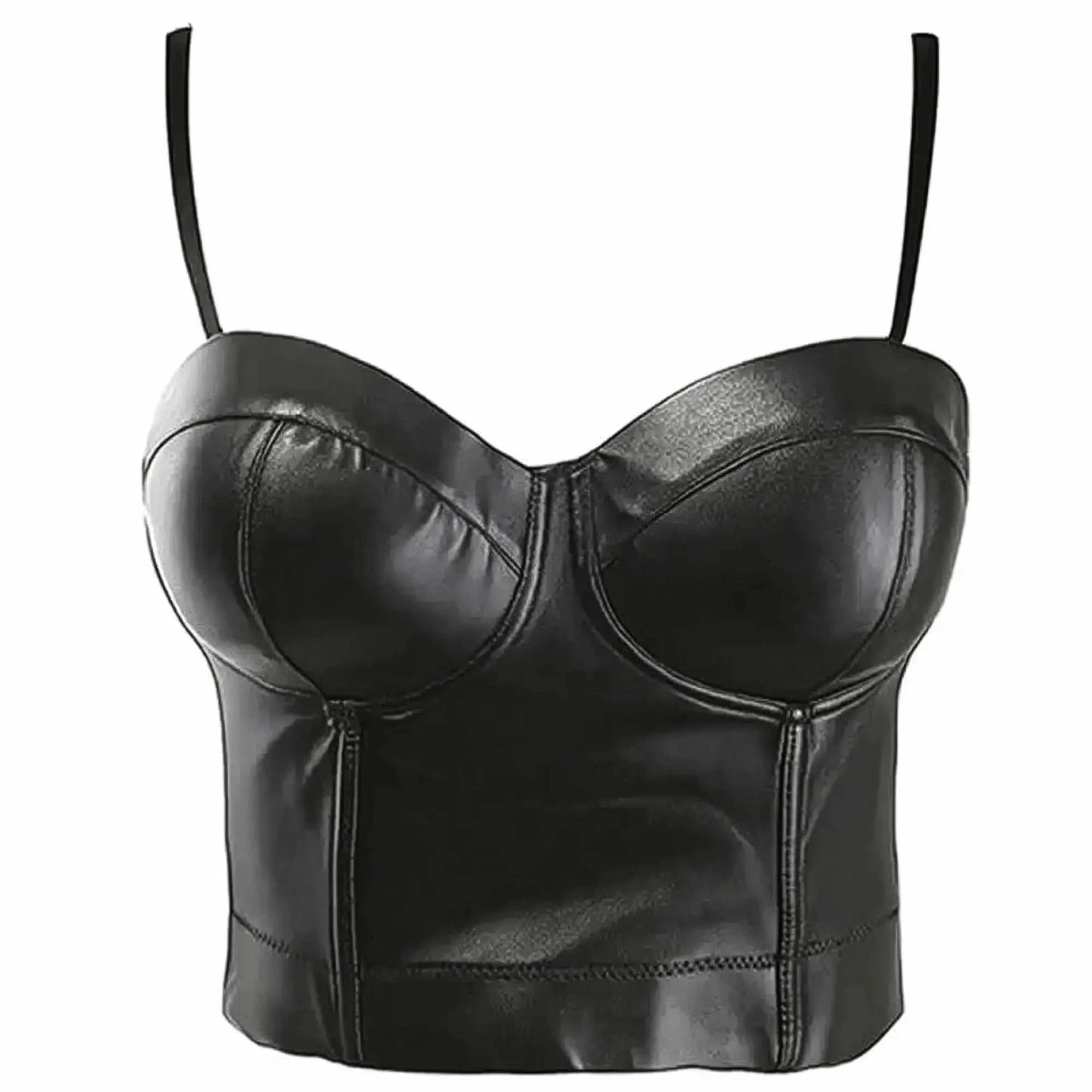 Bustier Noir Transparent Femme - Saylana