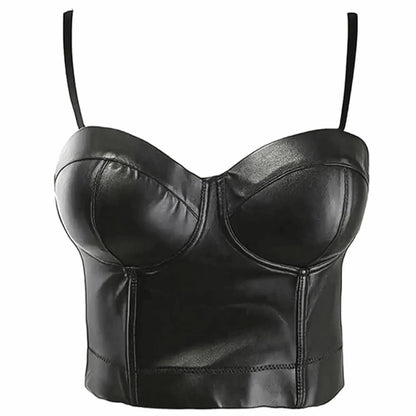 Bustier Noir Transparent Femme - Saylana