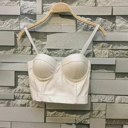 Bustier Noir Transparent Femme - Saylana