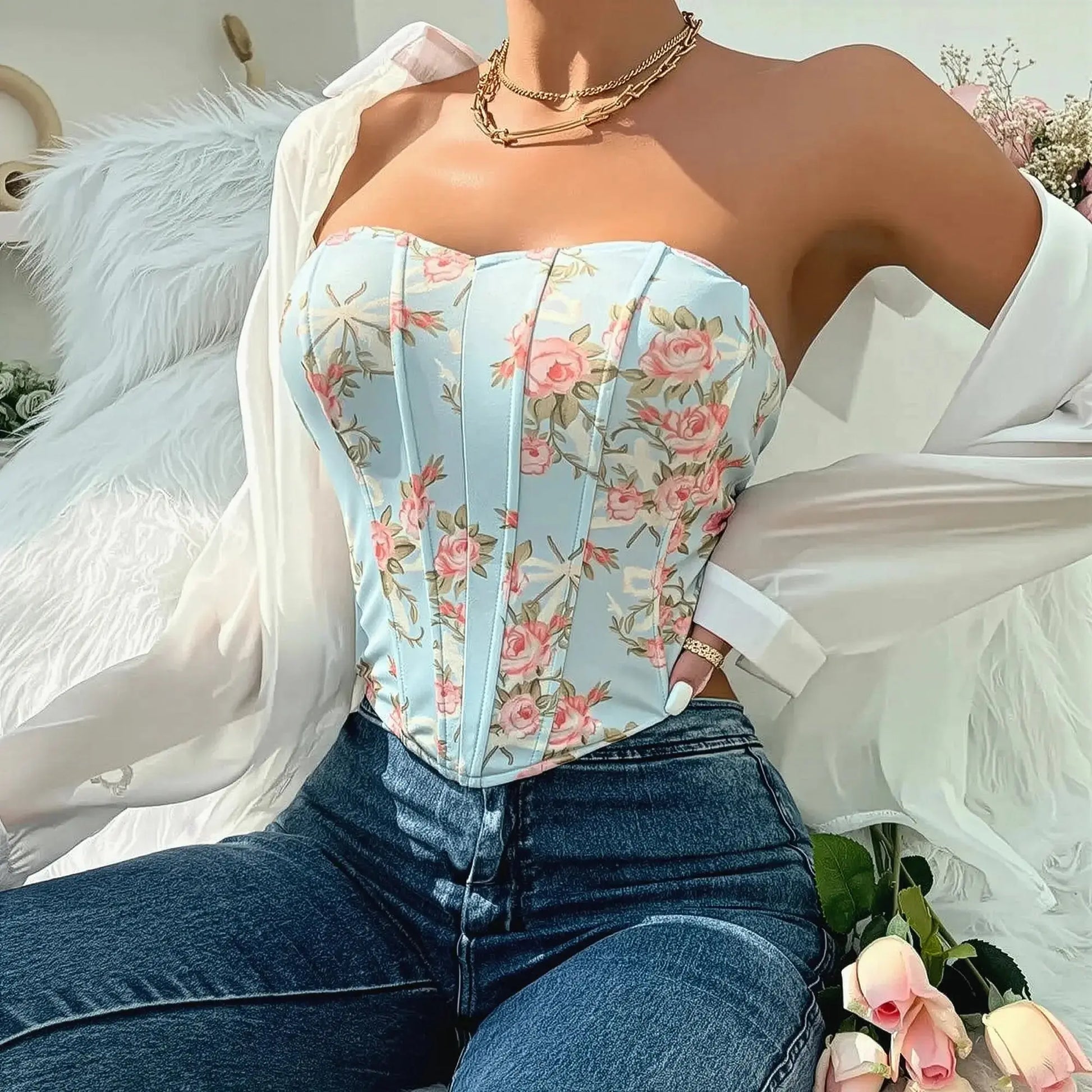 Bustier Sans Bretelles Sexy - Saylana
