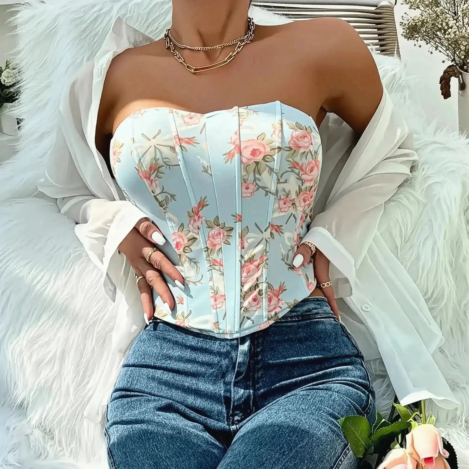 Bustier Sans Bretelles Sexy - Saylana