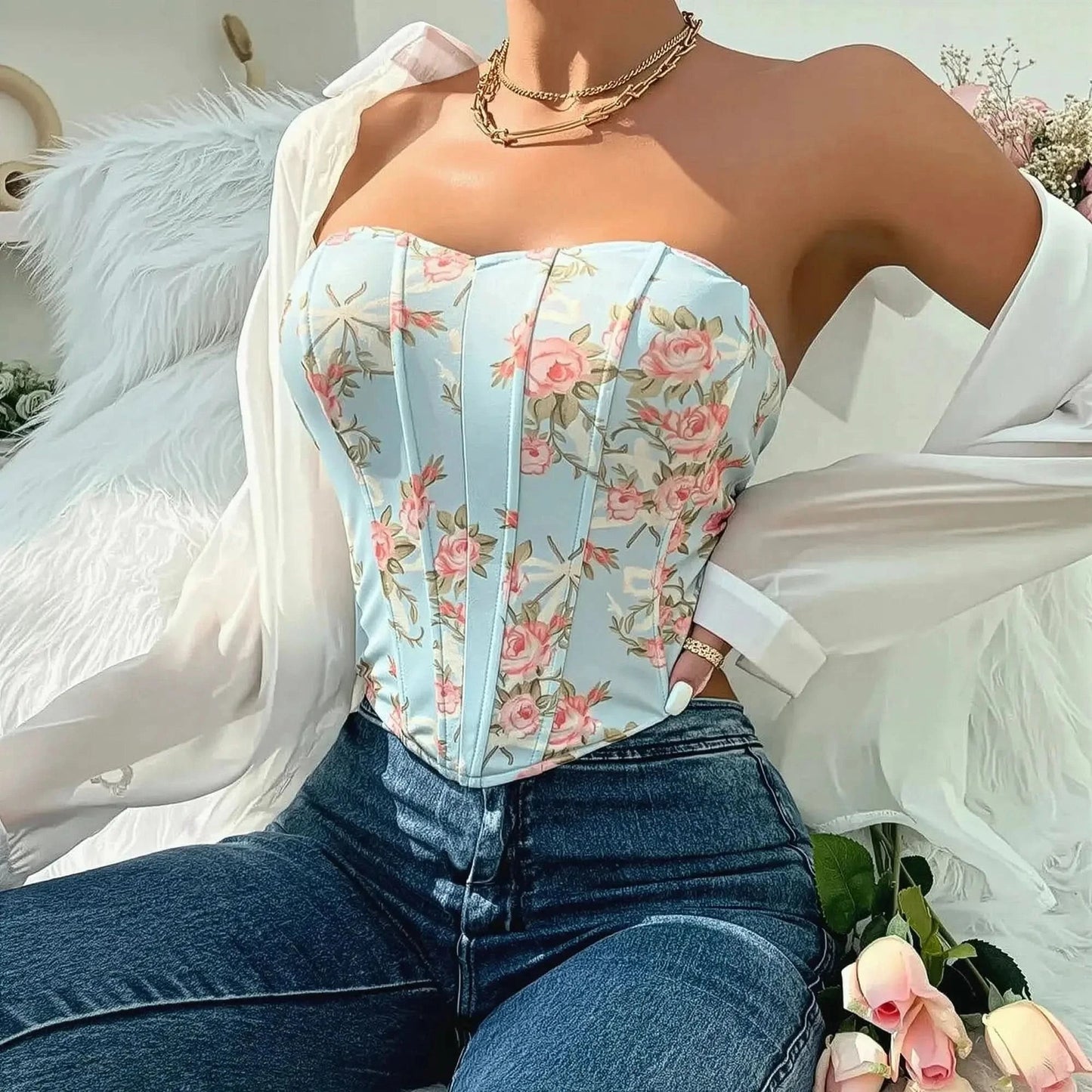 Bustier Sans Bretelles Sexy - Saylana