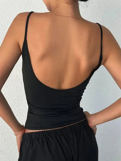 Camisole dos nu streetwear-Saylana