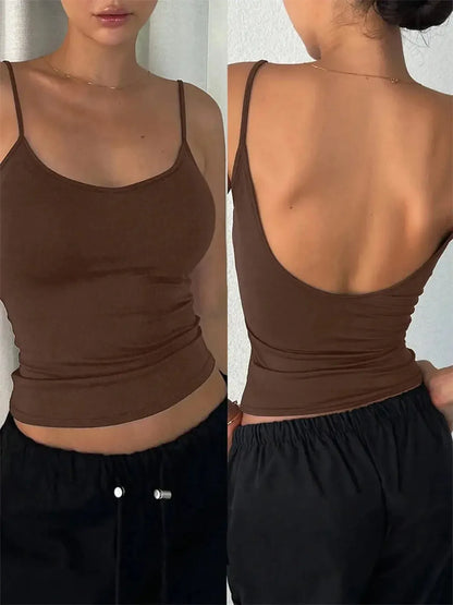 Camisole dos nu streetwear-Saylana