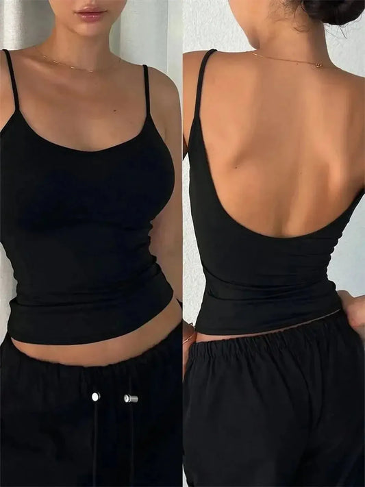 Camisole dos nu streetwear-Saylana