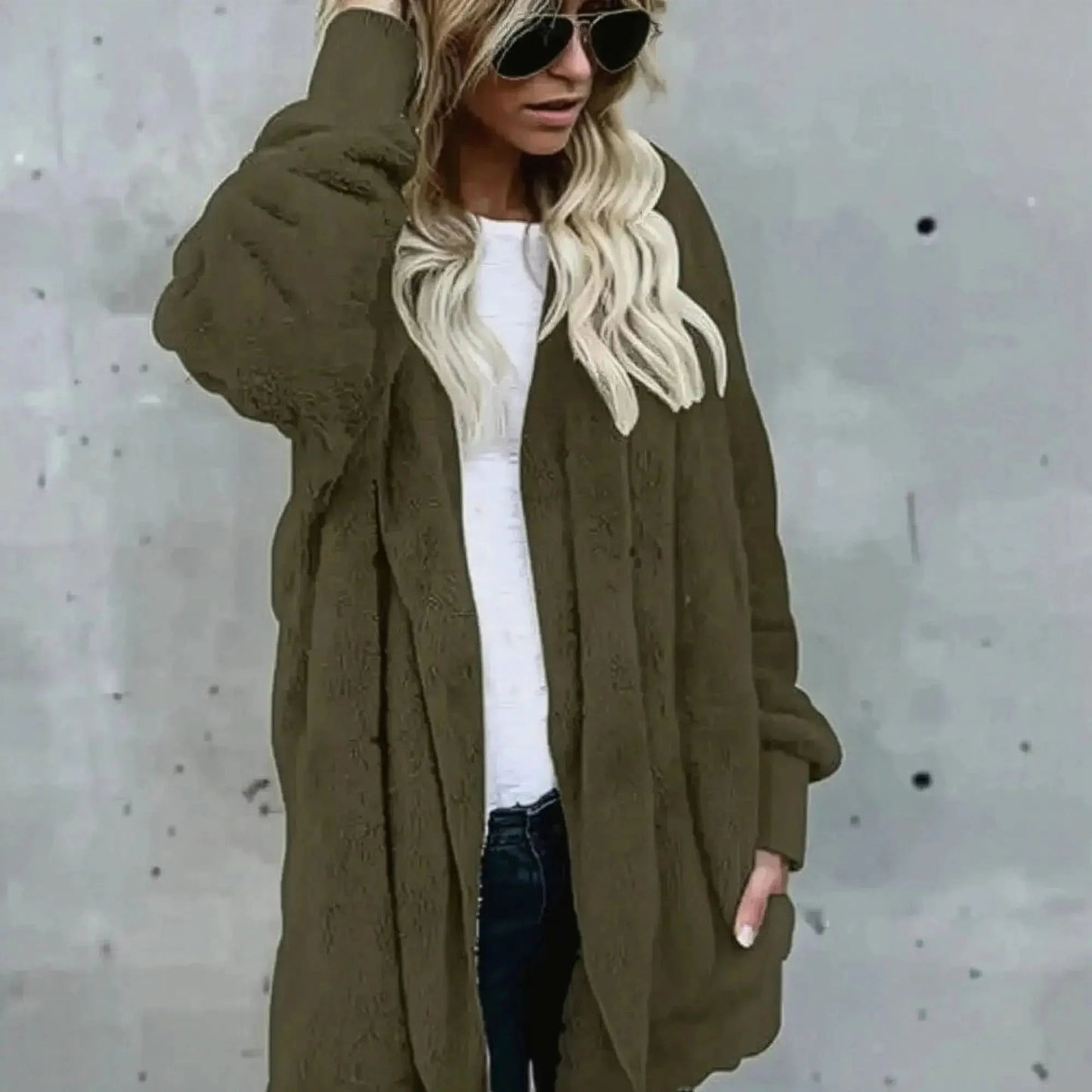 Cardigan Chaud Hiver à Manches Longues - Saylana