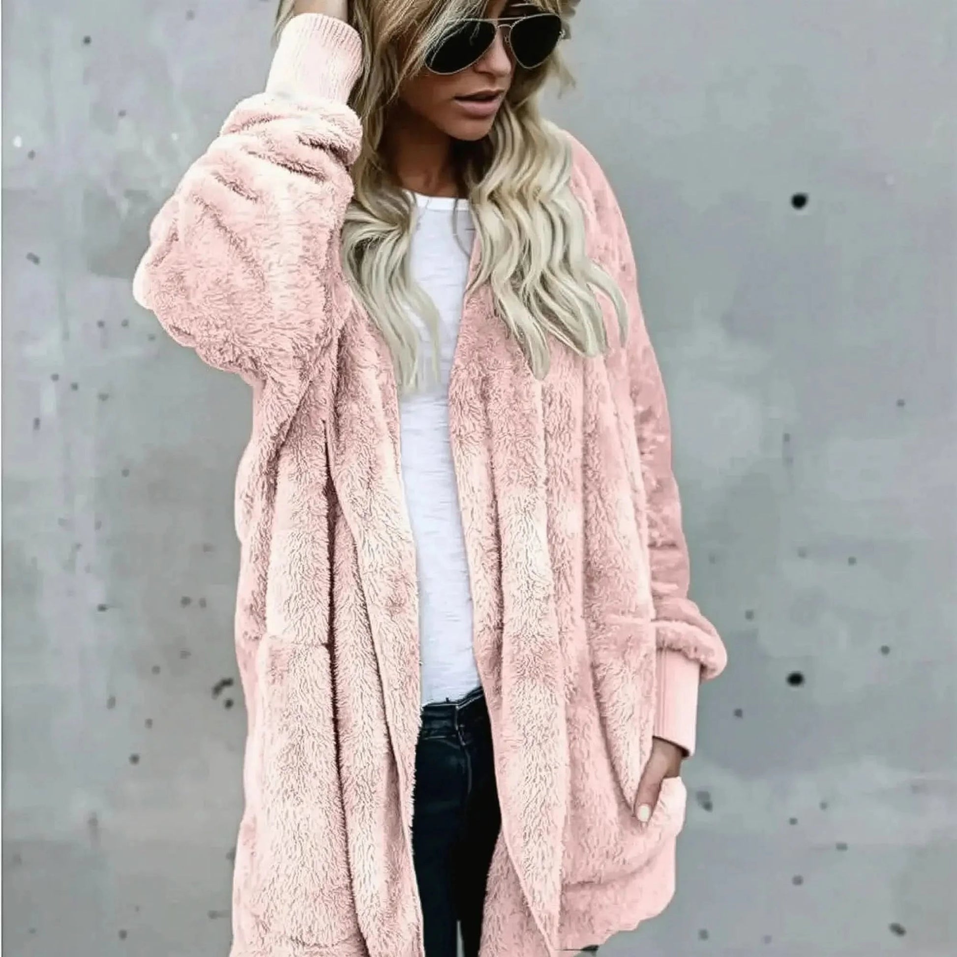 Cardigan Chaud Hiver à Manches Longues - Saylana