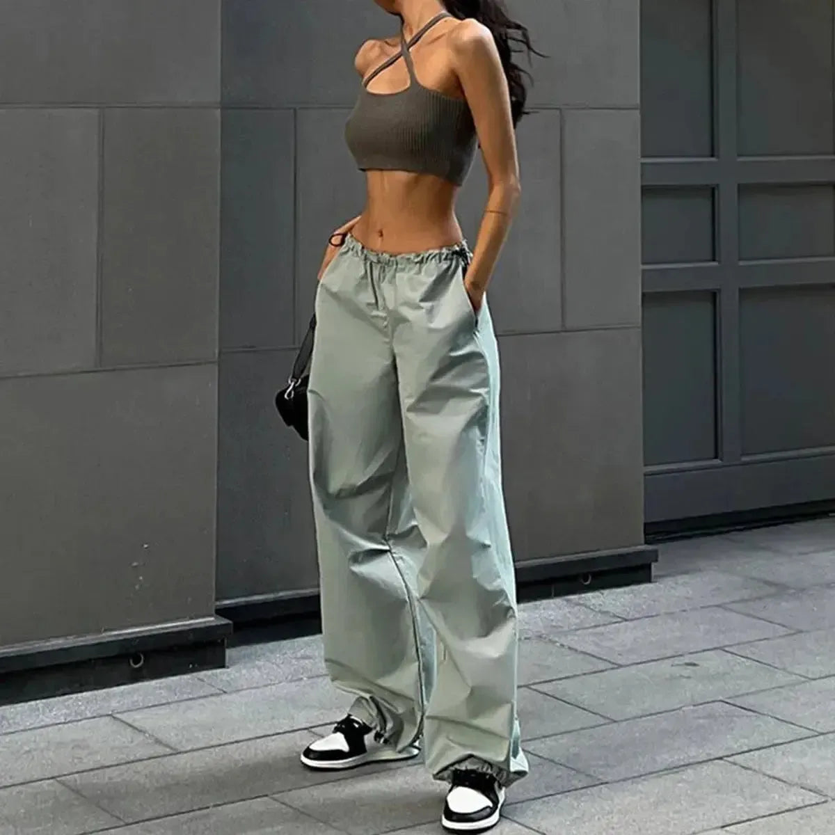 Cargo Baggy Streetwear Cordon Ajustable-Saylana