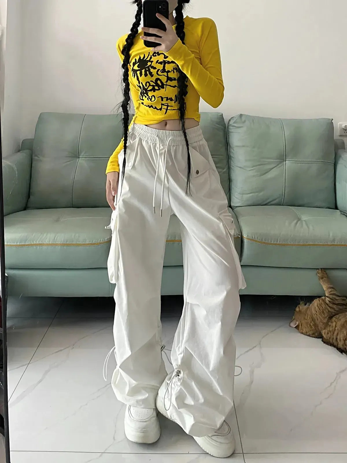 Cargo Coupe Loose Look Urbain-Saylana